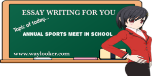 ESSAY ON ANNUAL SPORYTS DAY IN SCHOOL FOR THE STUDENTS