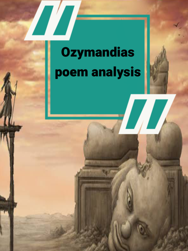 Ozymandias poem analysis